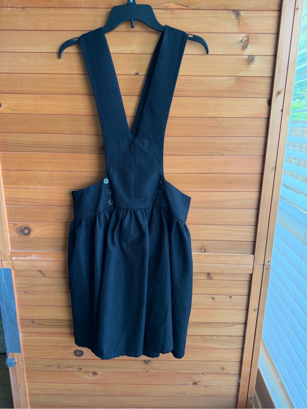 Hot Topic Black Pinafore Dress with Wide Straps, Plus Size 1